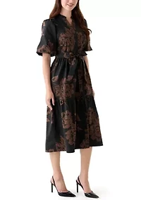 Women's Floral Printed Maxi Dress