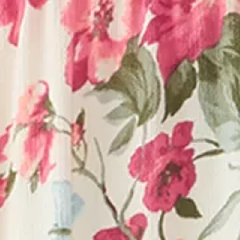 Women's Short Sleeve Floral Midi Shirt Dress