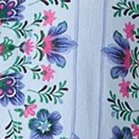 Women's Short Sleeve Floral Midi Shirtdress