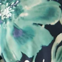 Women's Puff Sleeve Printed Floral Shirtdress