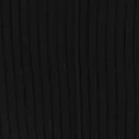 Women's Solid Ribbed Knit Midi Dress