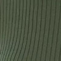 Women's Solid Ribbed Knit Midi Dress