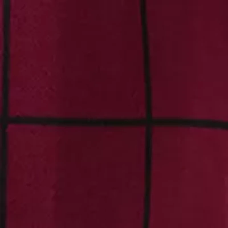 Women's Crew Neck Layered Plaid Sweater Dress