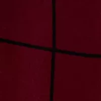 Plus Long Sleeve Crew Neck Geometric Print A-Line Sweater Dress