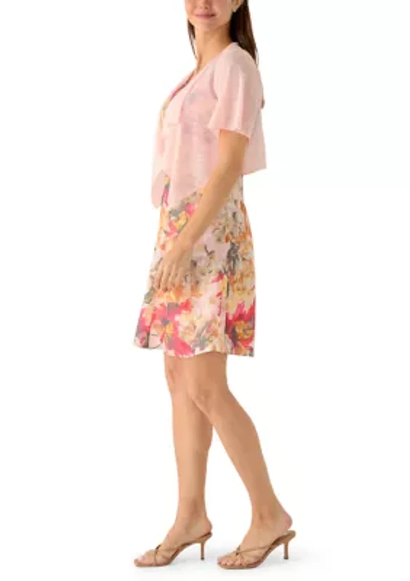 Women's Ruffle Jacket Dress