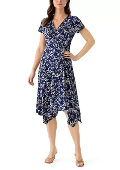 Women's Printed Wrap Dress