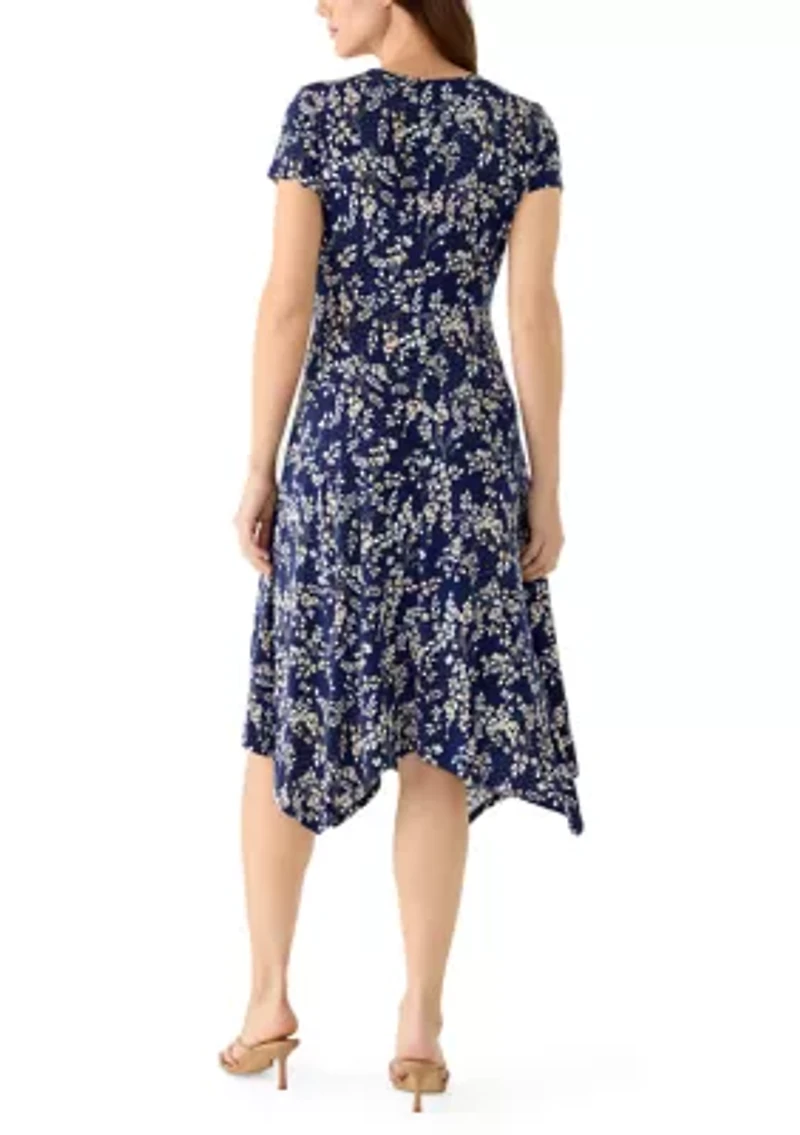 Women's Printed Wrap Dress