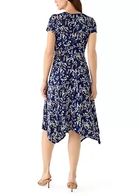 Women's Printed Wrap Dress