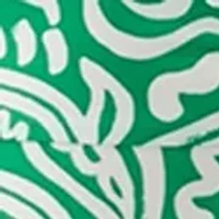 Women's Short Sleeve Paisley Print Midi Dress