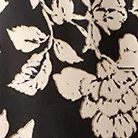 Women's Short Sleeve Floral Print Fit-and-Flare Dress