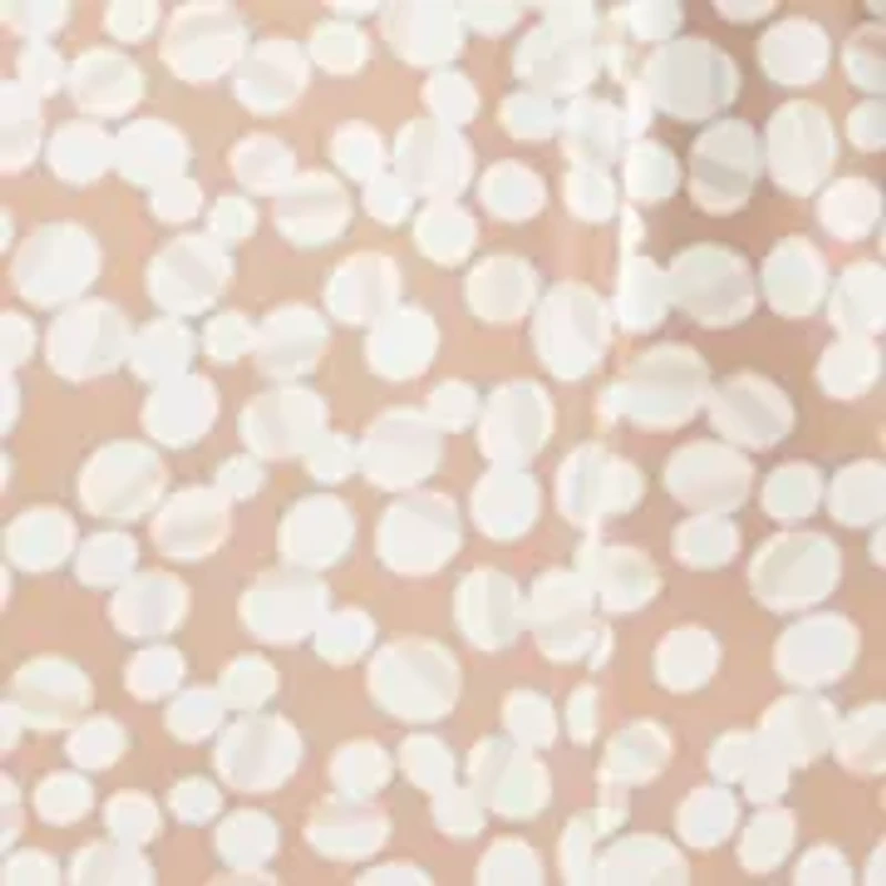 Women's Print Belted Midi Dress