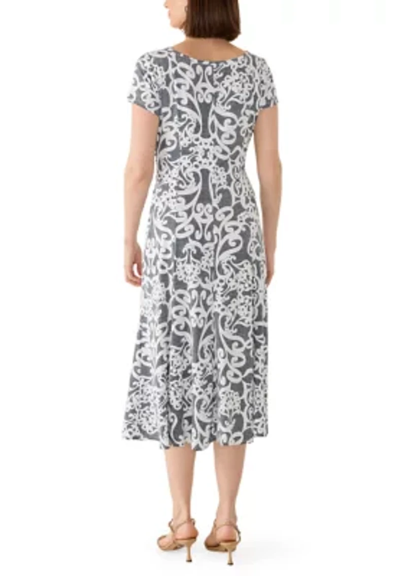 Women's Print A-Line Dress