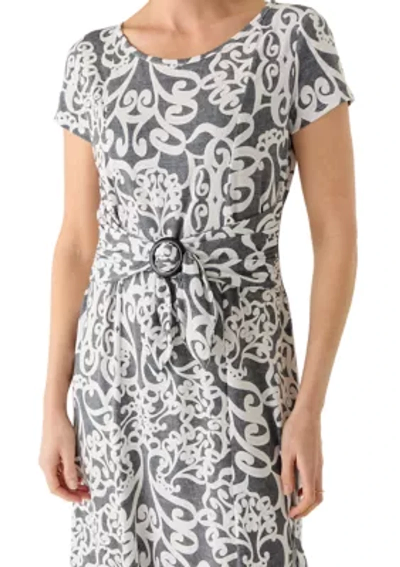 Women's Print A-Line Dress