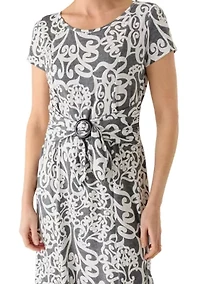 Women's Print A-Line Dress