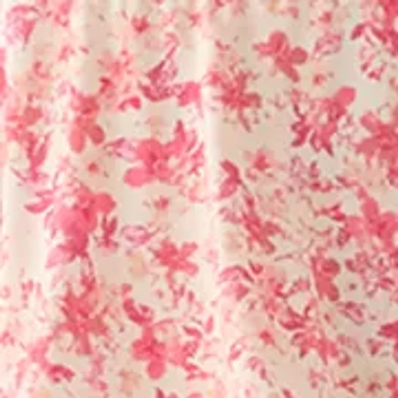 Women's Floral Tiered Midi Dress