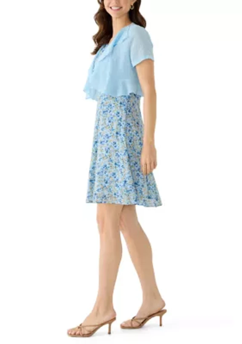 Women's Short Sleeve Jacket and Dress