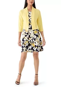 Women's Floral Dress with Jacket