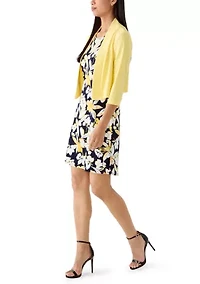 Women's Floral Dress with Jacket