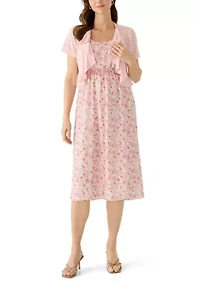 Women's Short Sleeve Jacket and Dress