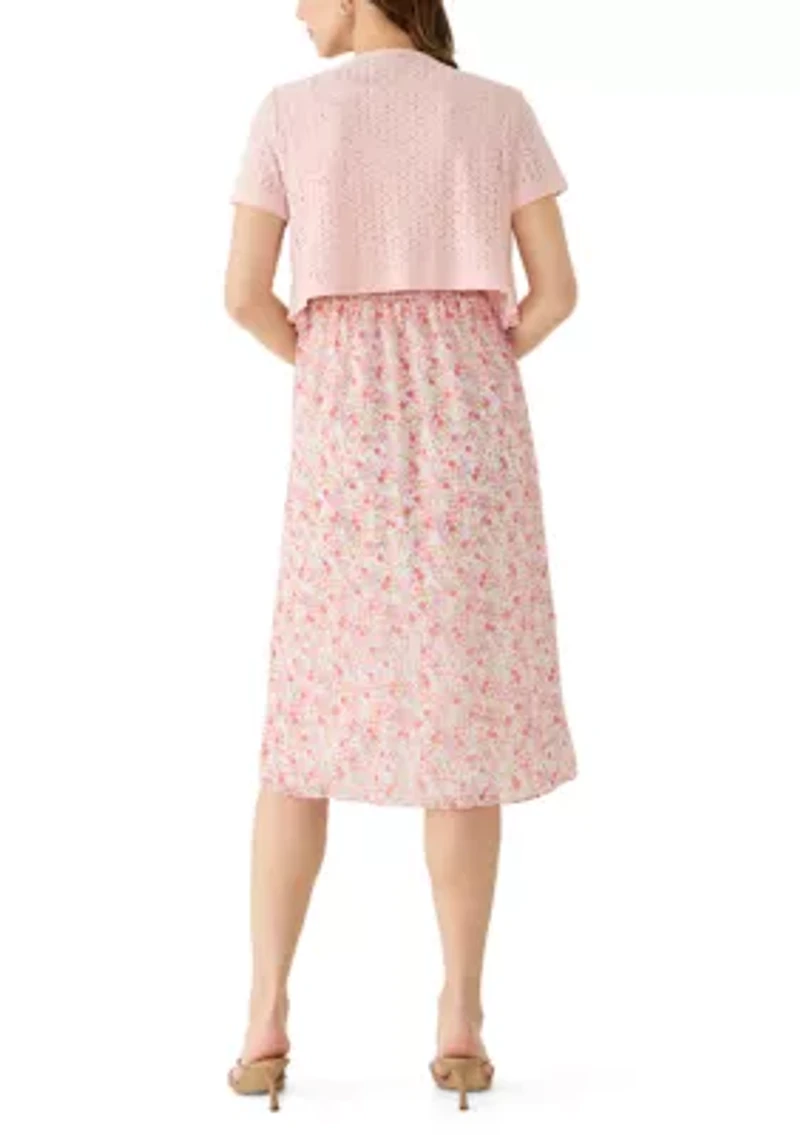 Women's Short Sleeve Jacket and Dress