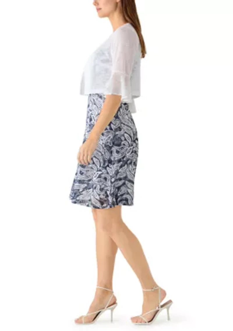 Women's Lace Jacket Dress