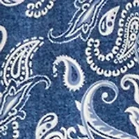 Women's Sleeveless Crew Neck Paisley Print Dress