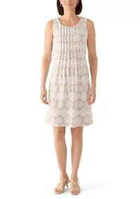 Women's Sleeveless Print Mini Dress