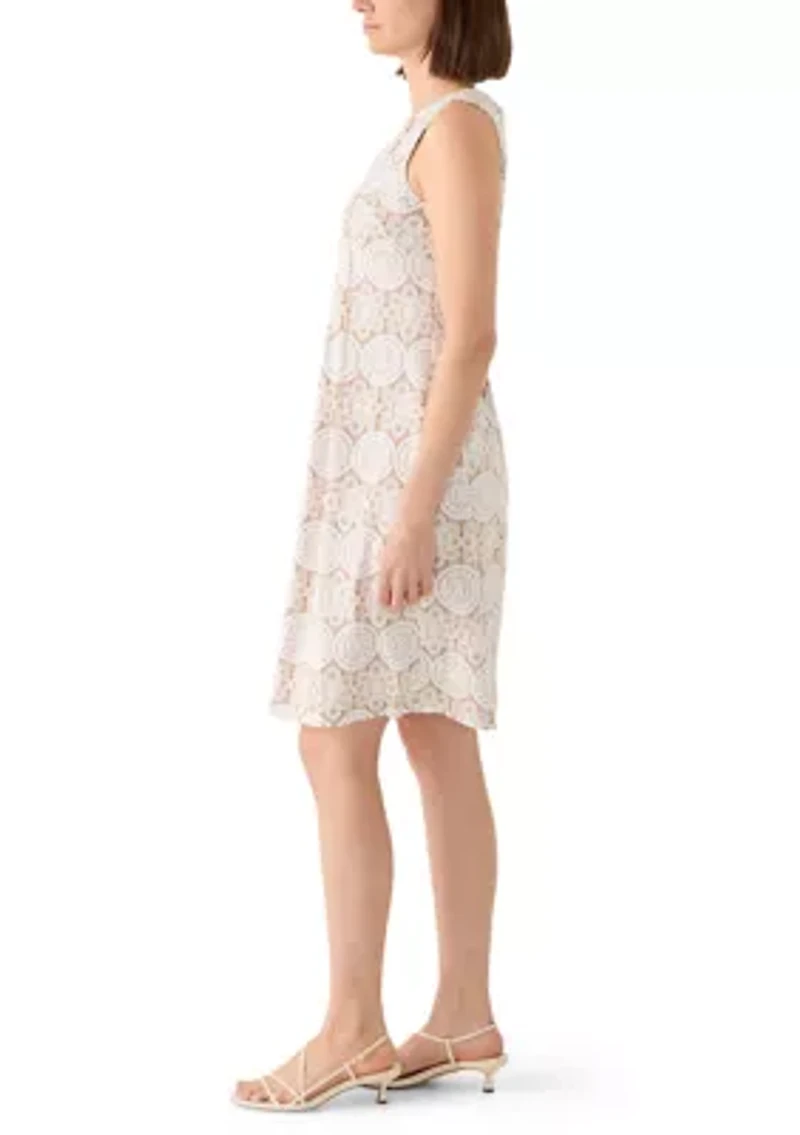 Women's Sleeveless Print Mini Dress