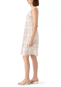 Women's Sleeveless Print Mini Dress