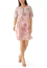 Women's Floral Jacket Dress
