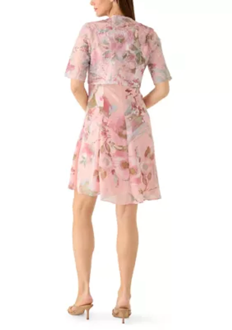 Women's Floral Jacket Dress