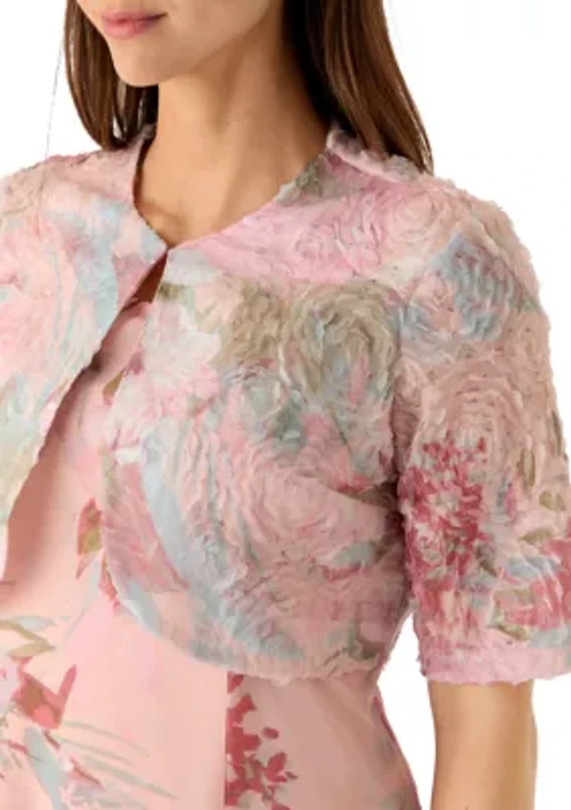 Women's Floral Jacket Dress