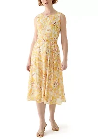 Women's Floral Printed A-Line Dress