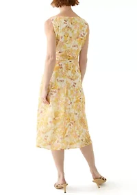 Women's Floral Printed A-Line Dress