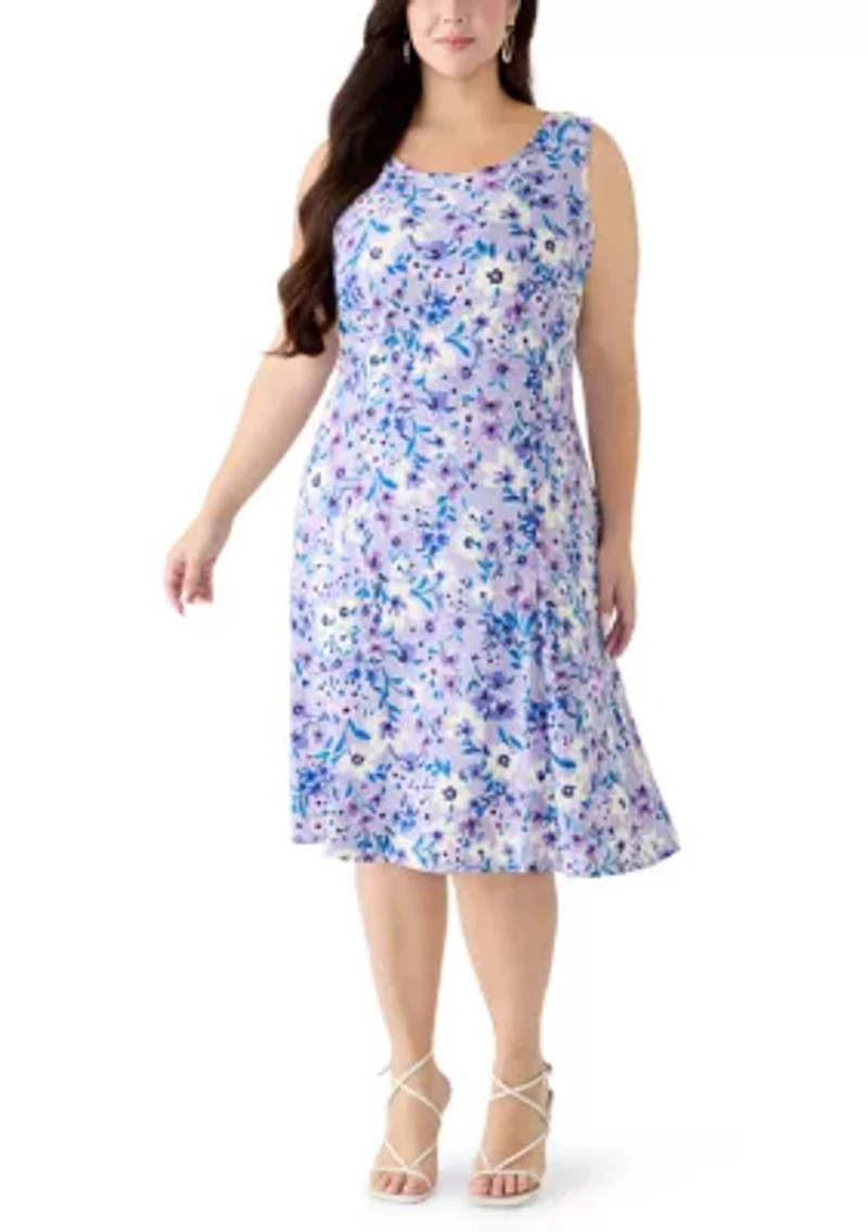 Plus Tie Front Jacket and Dress