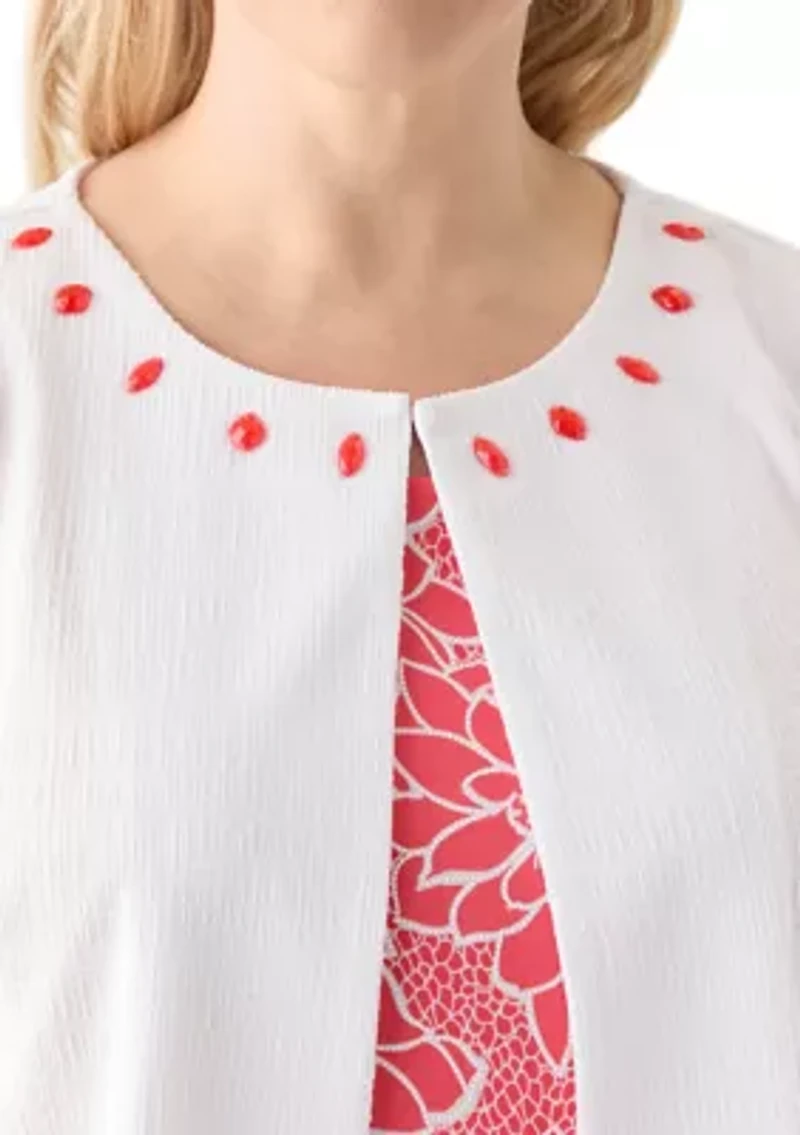 Women's Jacket Dress Set