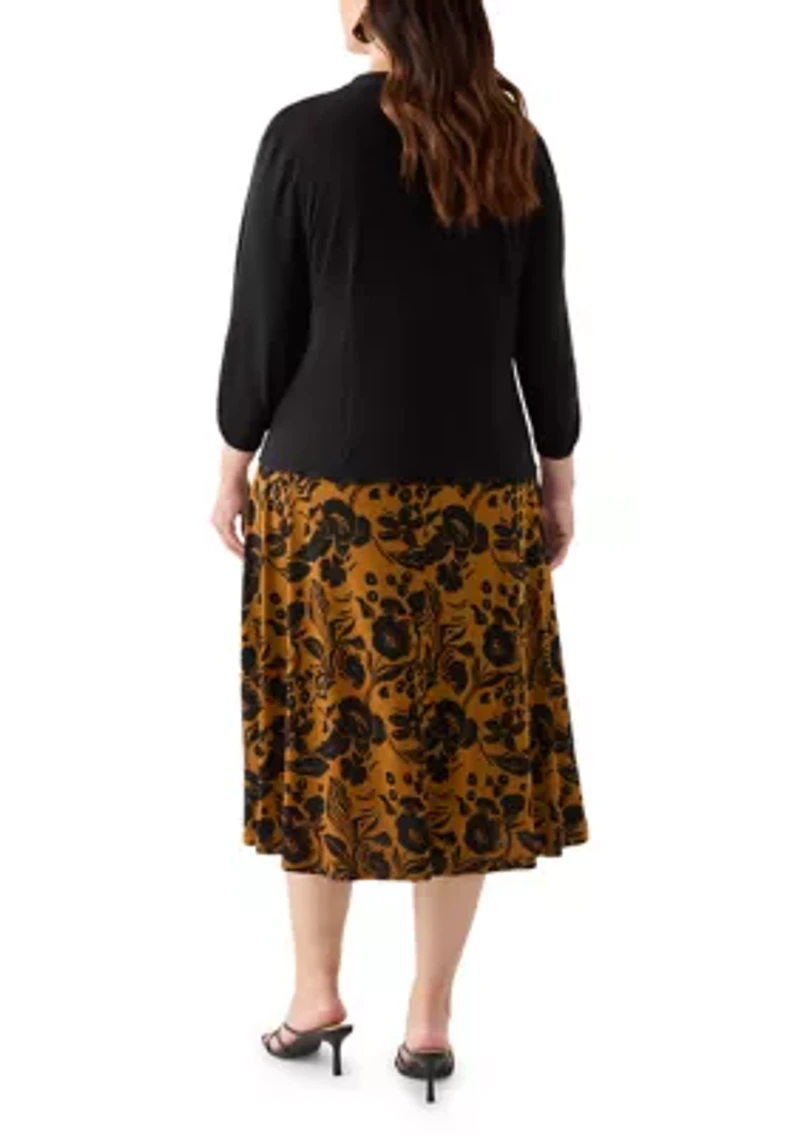 Women's Jacket and Floral Dress Set