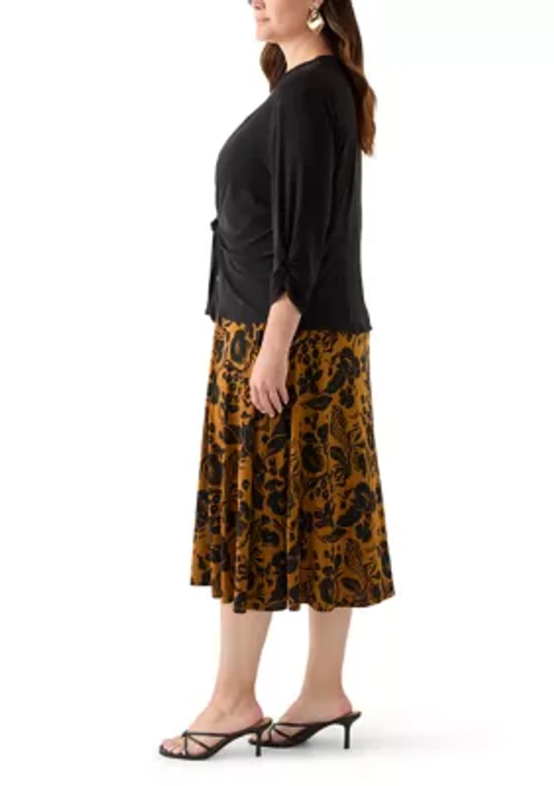 Women's Jacket and Floral Dress Set