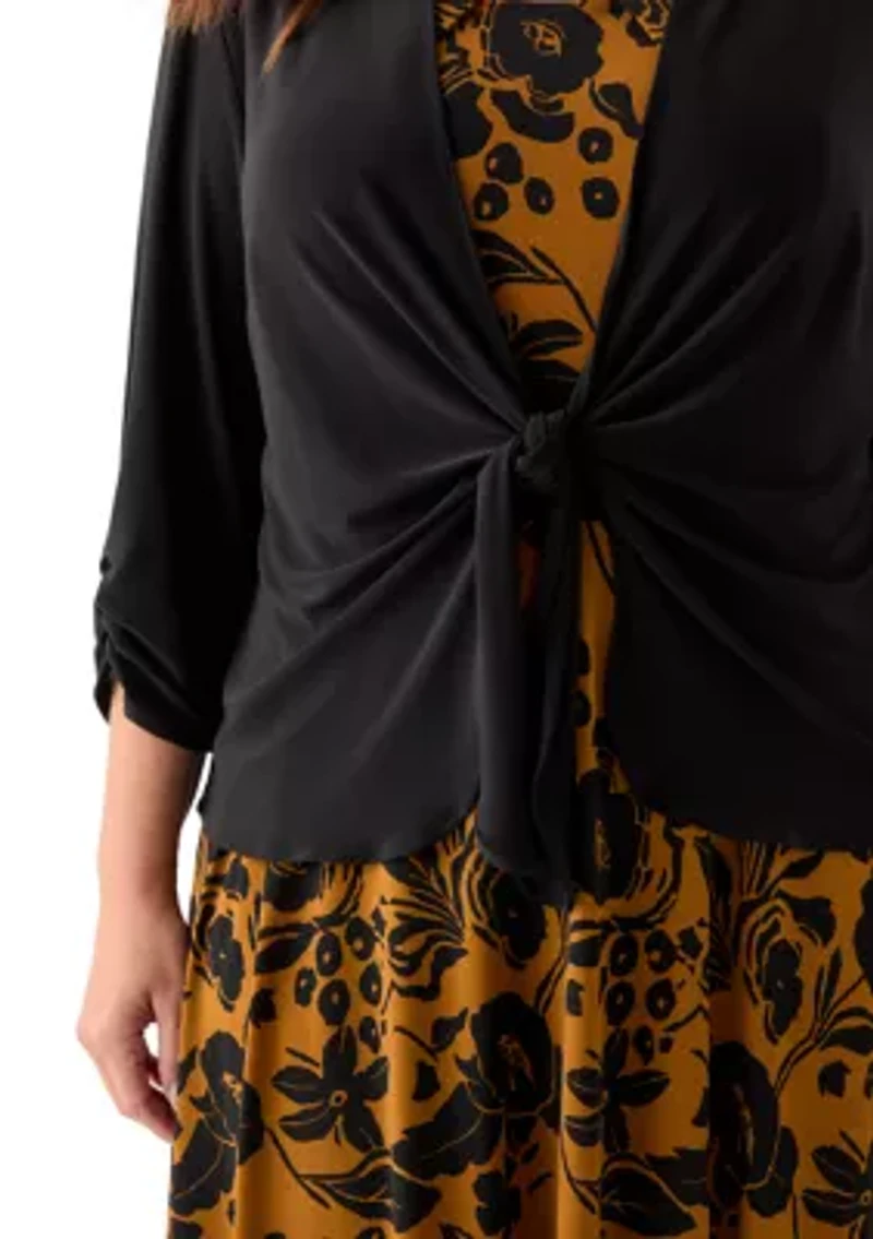 Women's Jacket and Floral Dress Set