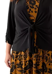 Women's Jacket and Floral Dress Set