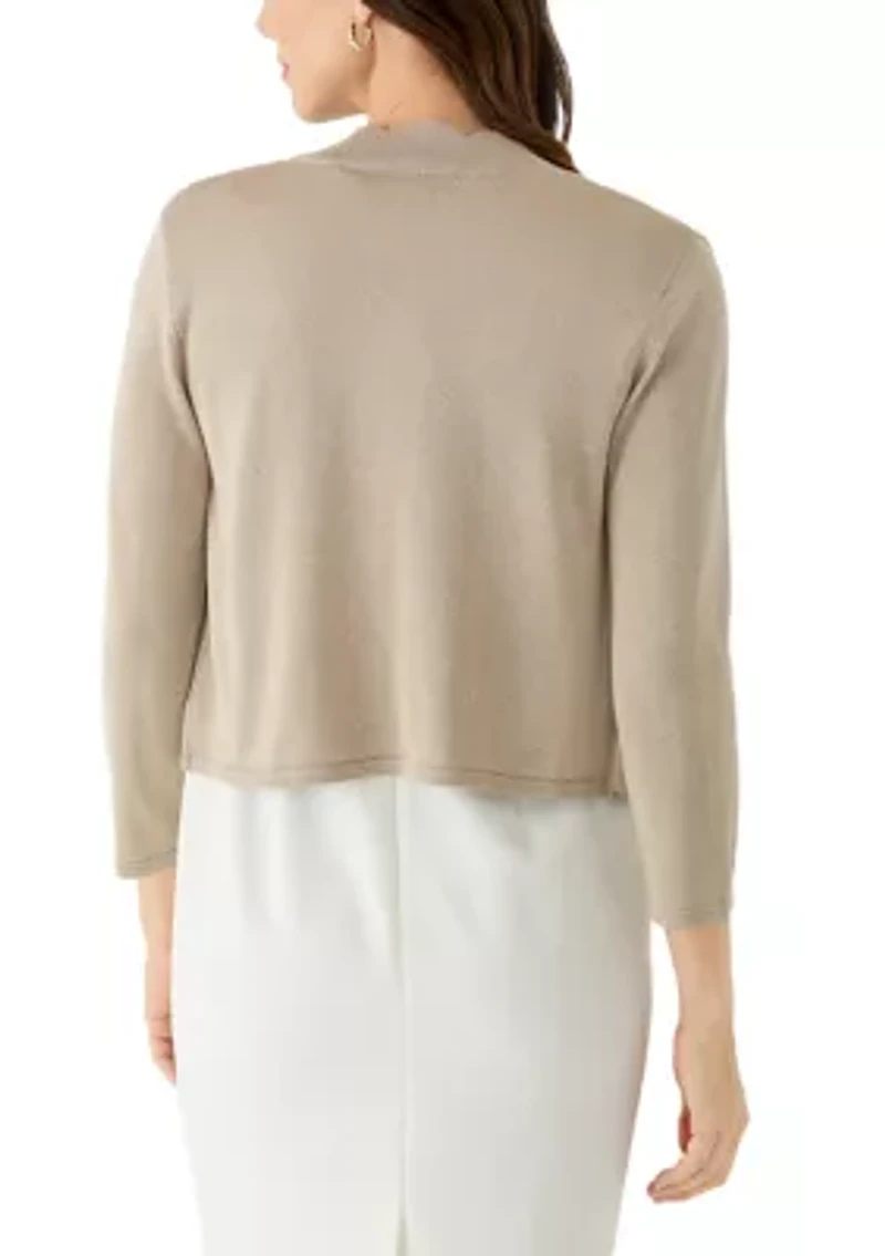 Women's Scalloped Cardigan