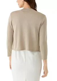 Women's Scalloped Cardigan