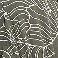 Women's Leaf Printed A-Line Dress