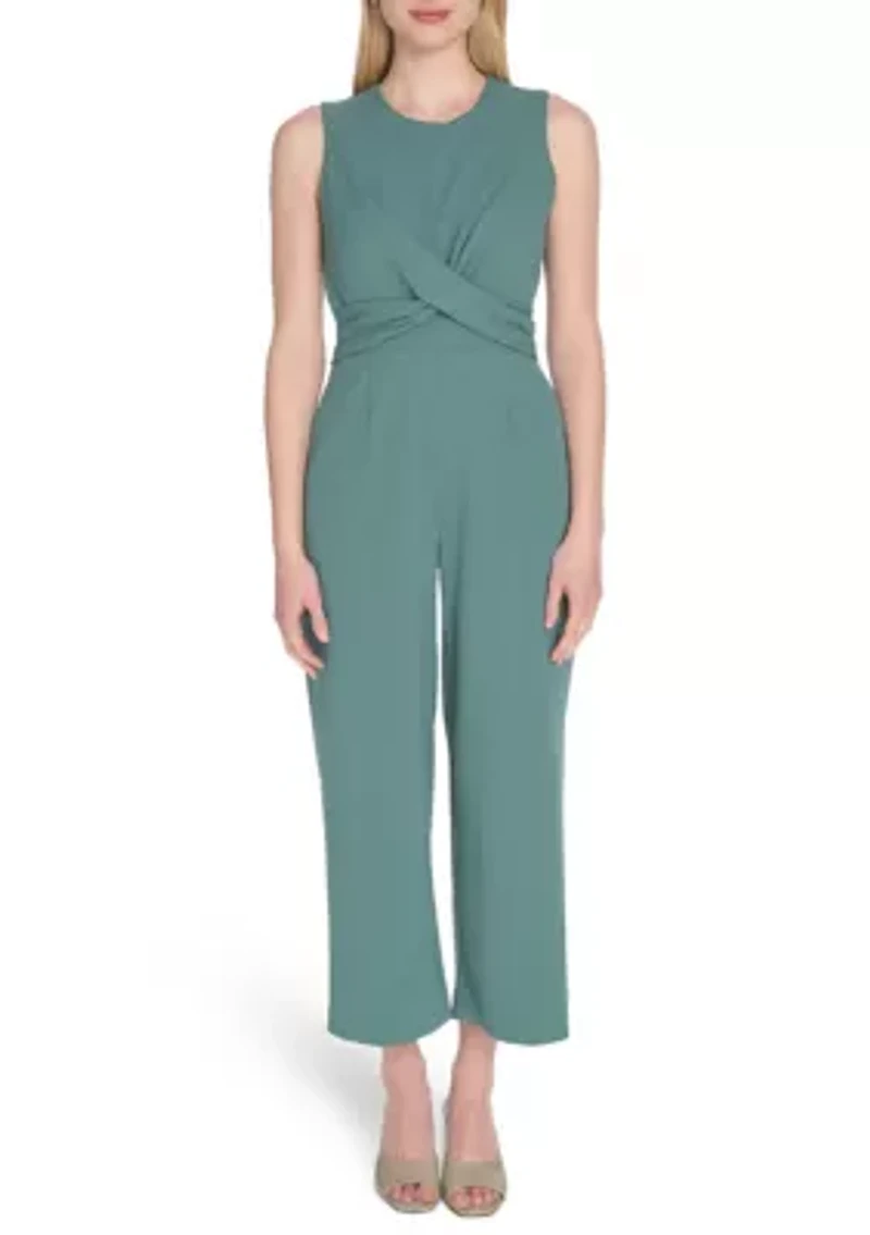 Women's Sleeveless A-Line Jumpsuit
