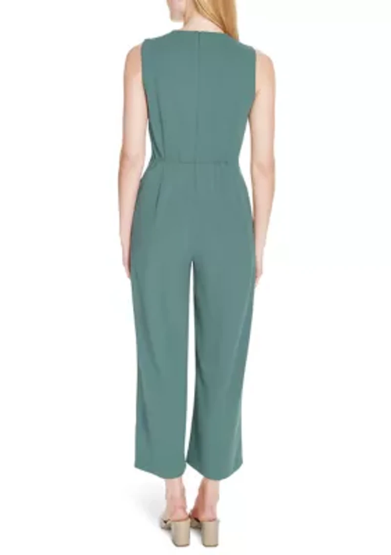 Women's Sleeveless A-Line Jumpsuit