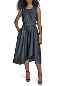 Women's Sleeveless A-Line Dress