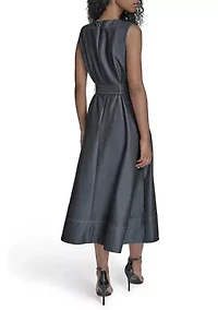 Women's Sleeveless A-Line Dress
