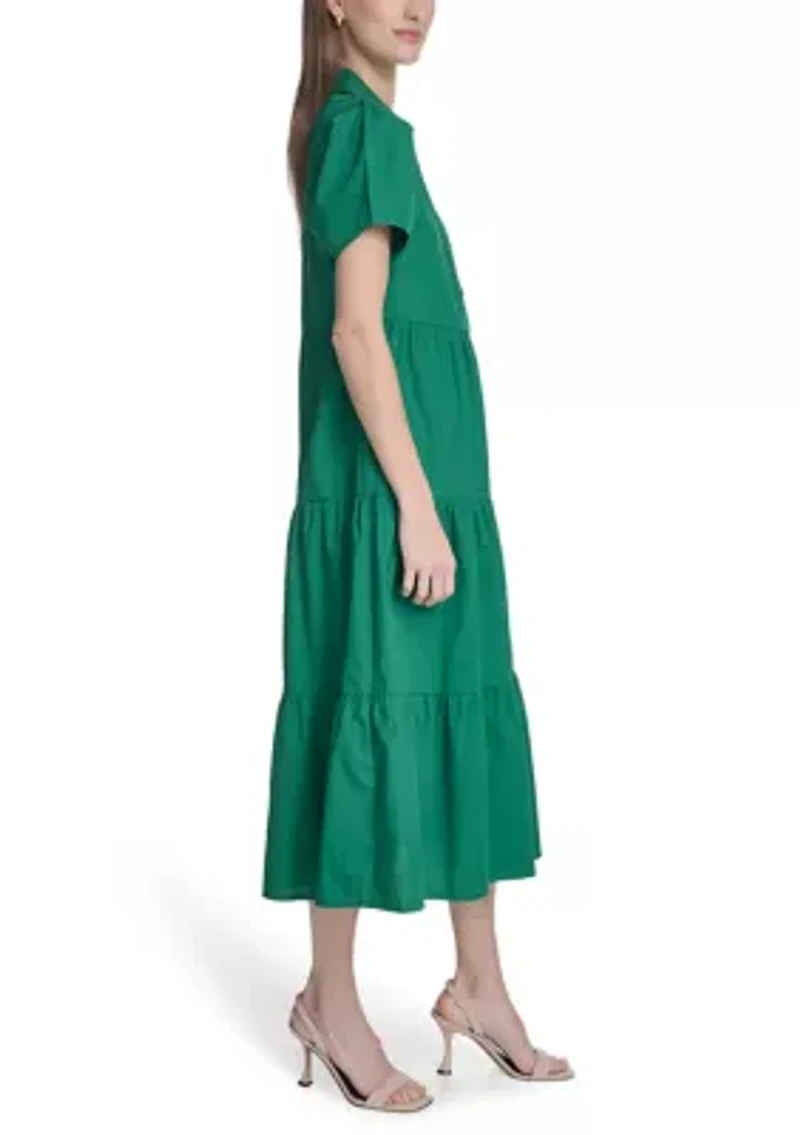 Women's Short Sleeve Shirtdress