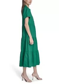 Women's Short Sleeve Shirtdress