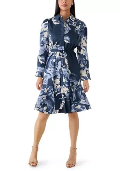 Women's Floral Print A-Line Dress